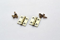 Brass Plated '' Butt Hinge pack (2 hinges)